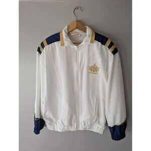 Vintage Caesars Palace Exclusively Bomber Jacket Womens S Satin Las Vegas 90 80s